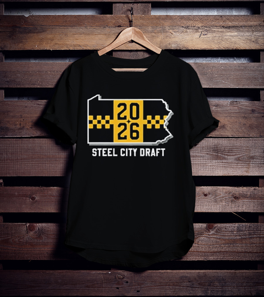 Steel City Draft 2026 Pittsburgh Pennsylvania Host City Pittsburgh Pirates MLB T-Shirt