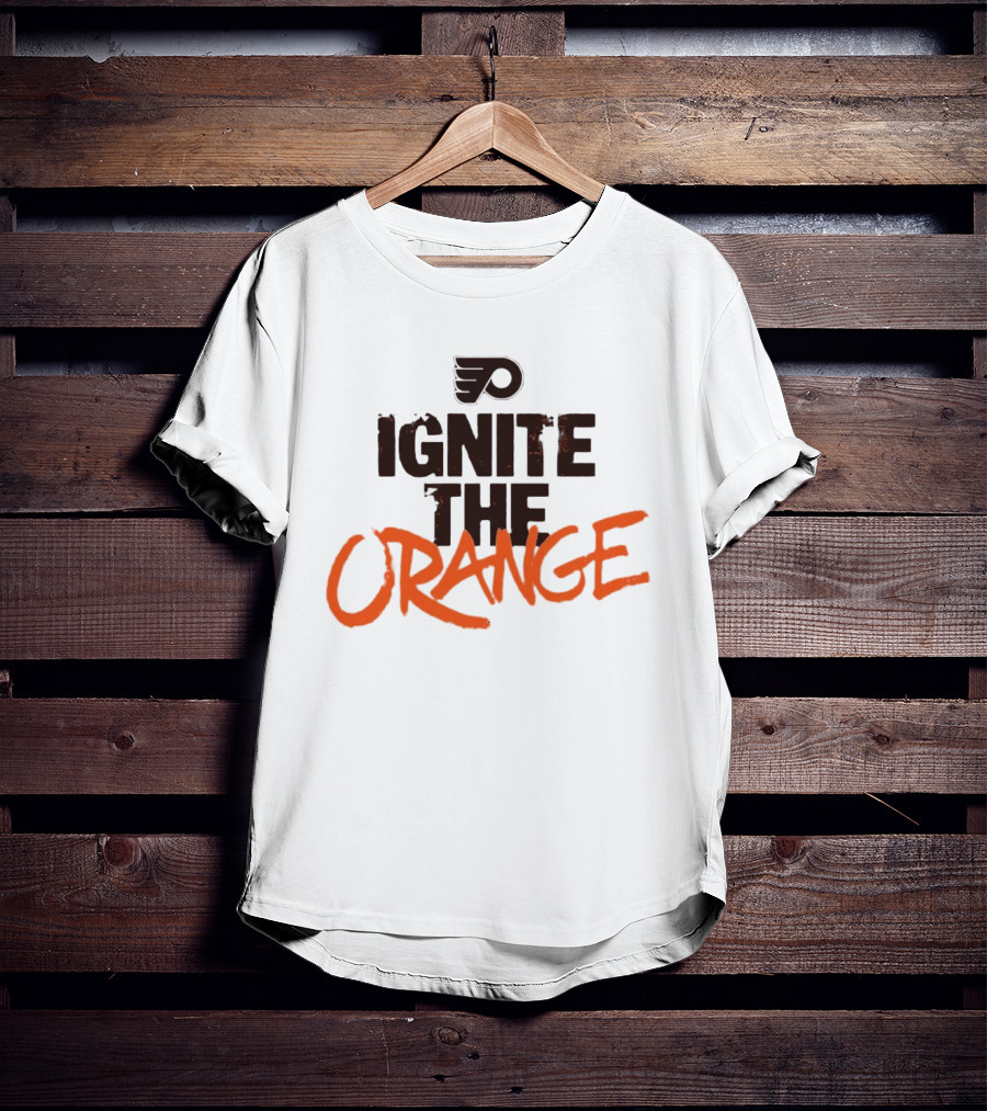 Flyers Ignite The Orange Enthusiasm T-Shirt