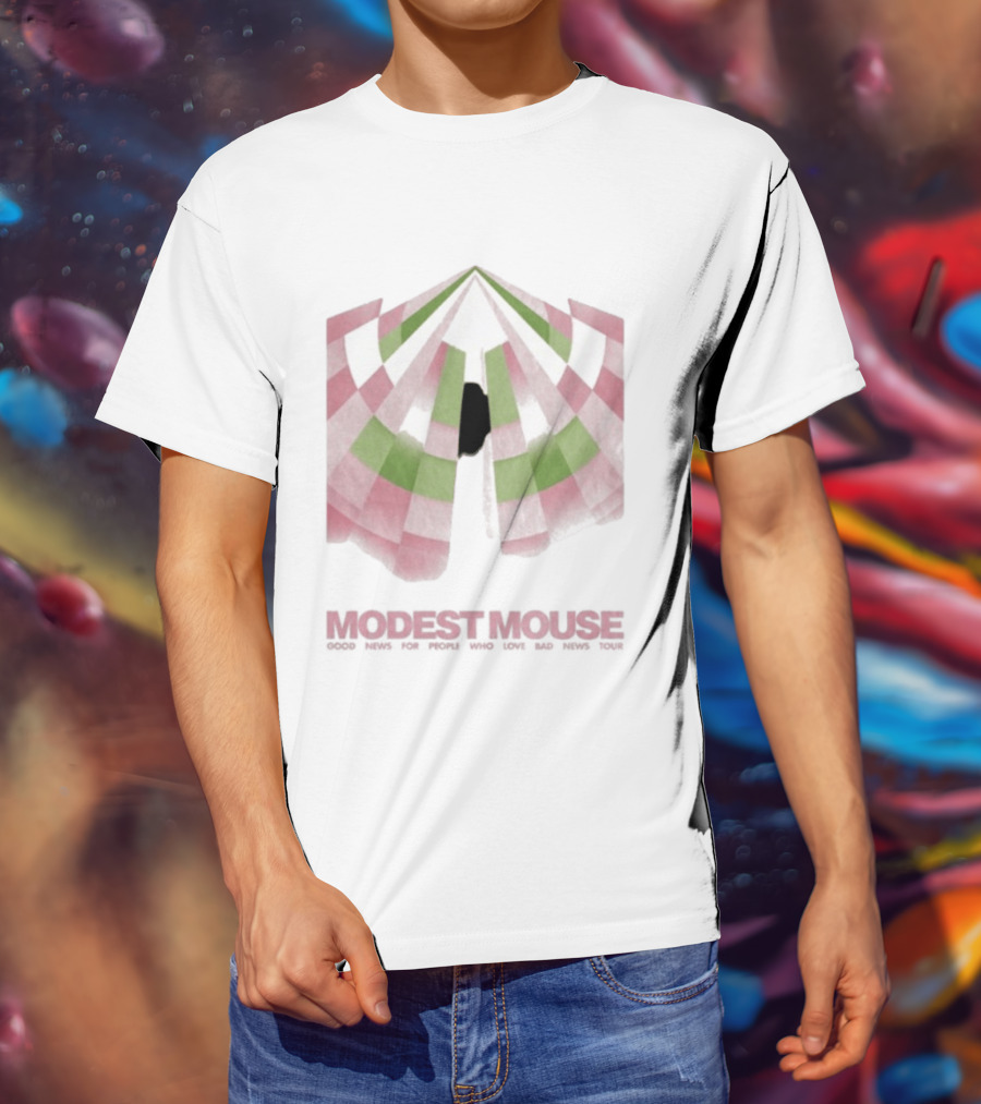 Modest Mouse Good News For People Who Love Bad News Fall Tour Tent T-Shirt
