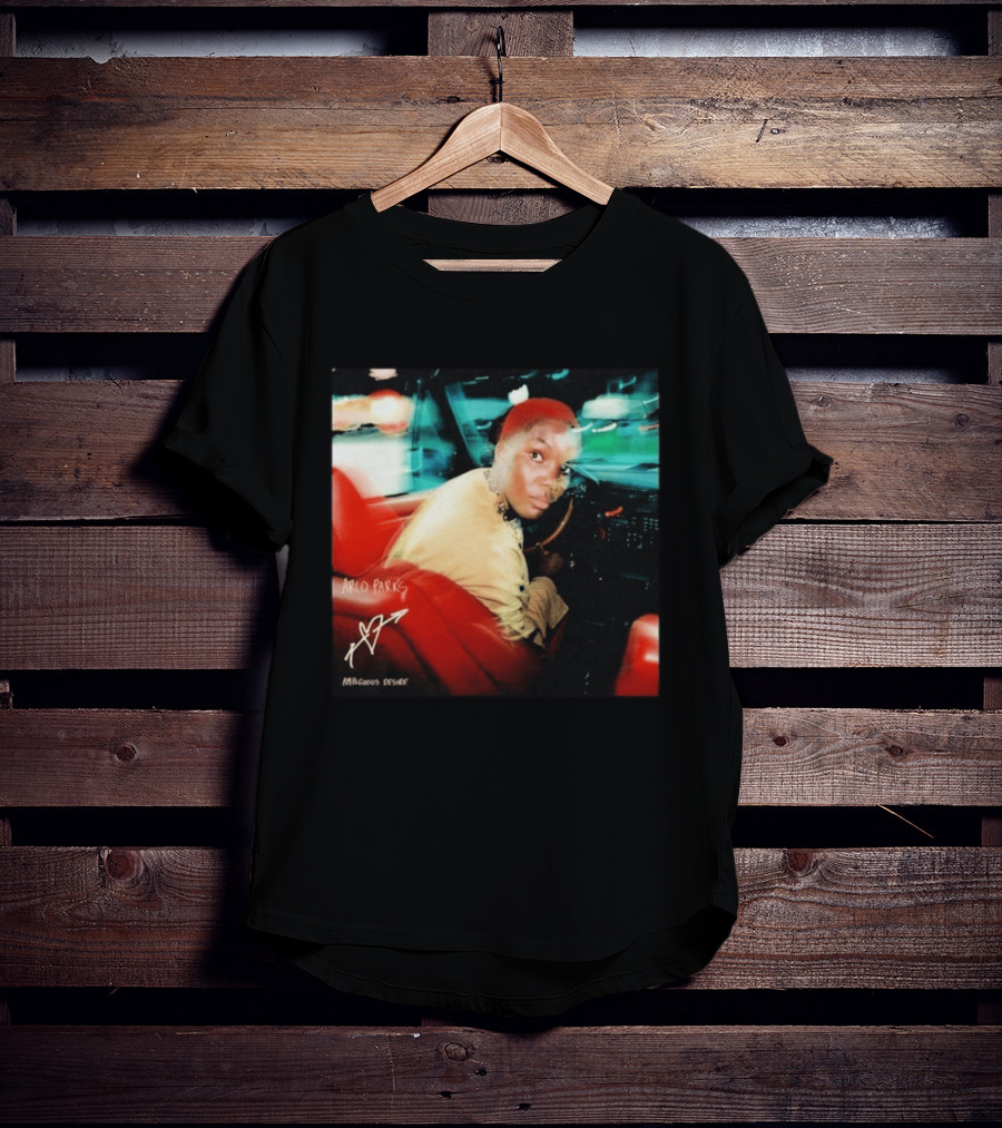 Arlo Parks Ambiguous Desire Heart Signature Vibrant Driving Scene T-Shirt
