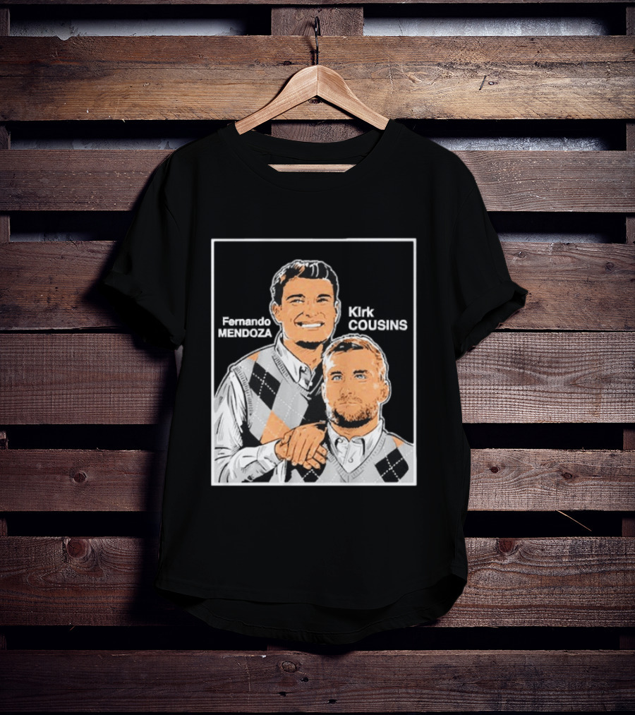 Fernando Mendoza Kirk Cousins Step Brothers Comedy Duo Parody Sweater Vest T-Shirt