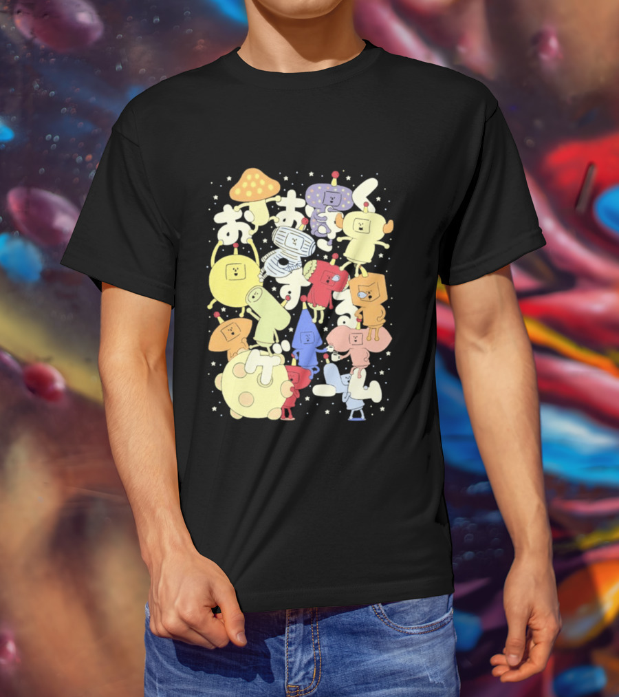 Katamari Damacy Colorful Stellar Cousins Collection T-Shirt