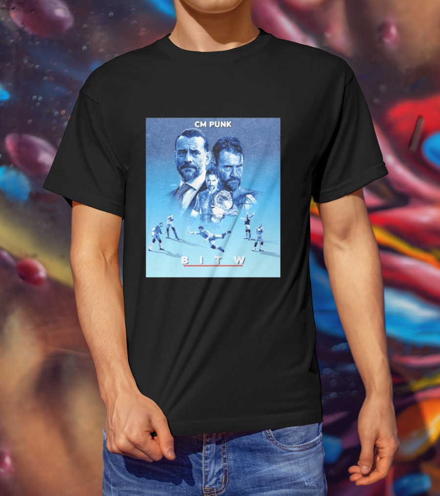 CM Punk BITW Wrestling Champion T-Shirt
