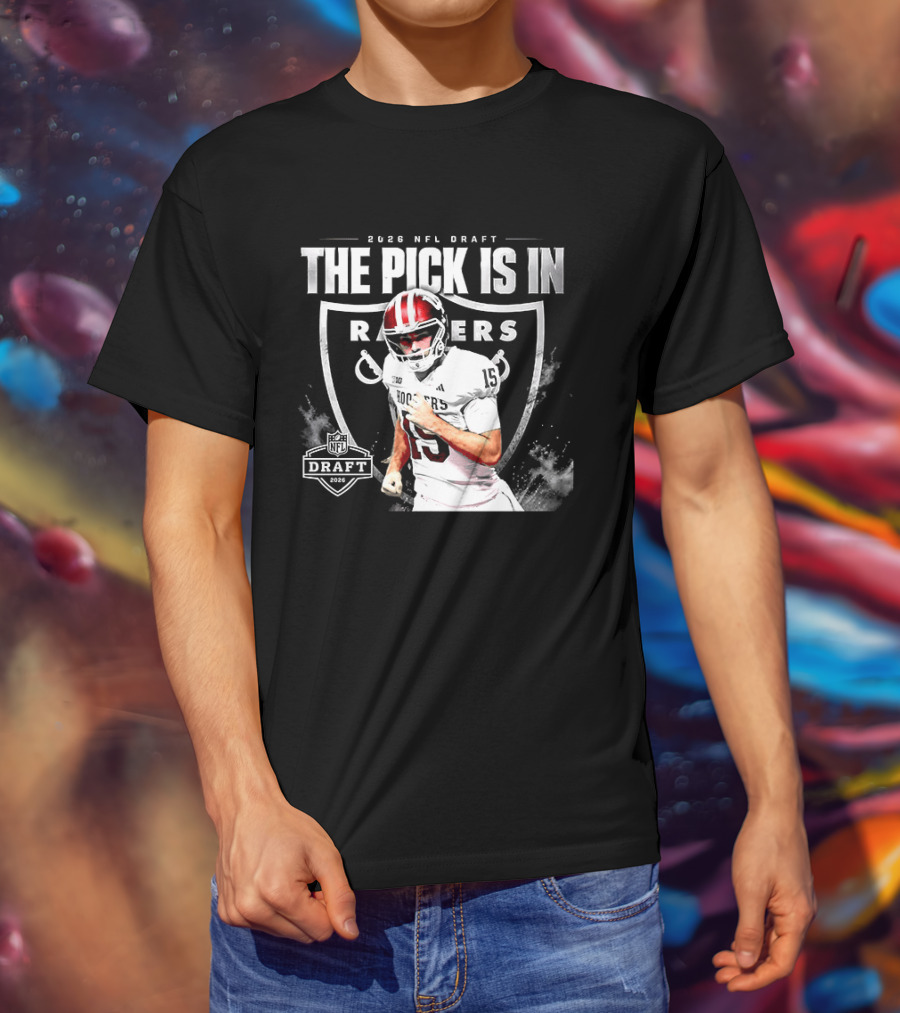 2026 NFL Draft The Pick Is In Raiders Football Selection T-Shirt