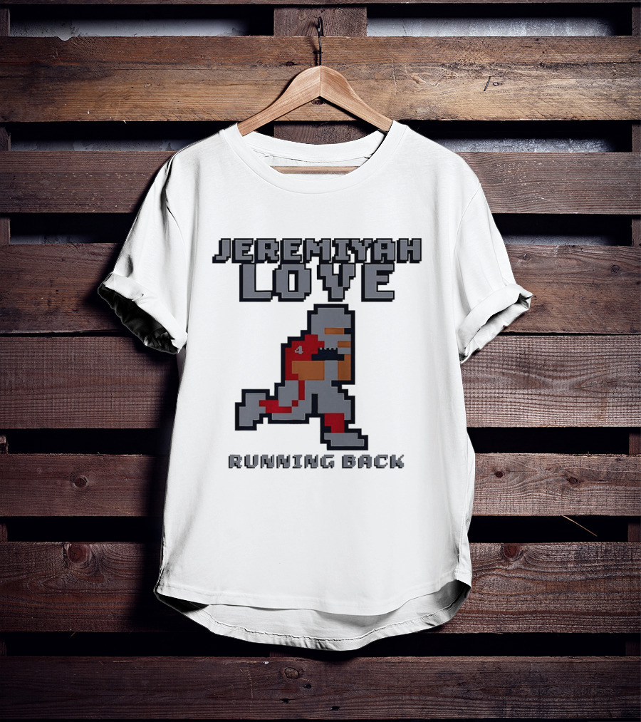 Jeremiyah Love Running Back 8 Bit T-Shirt