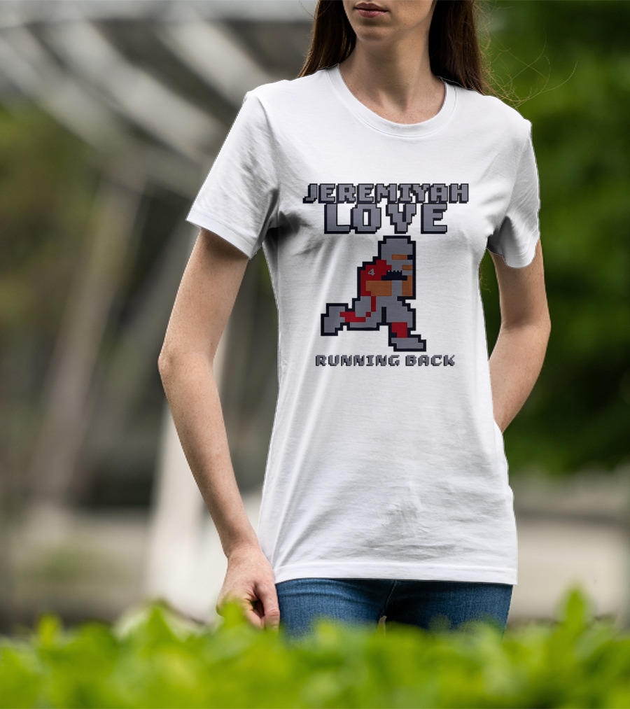 Jeremiyah Love Running Back 8 Bit T-Shirt