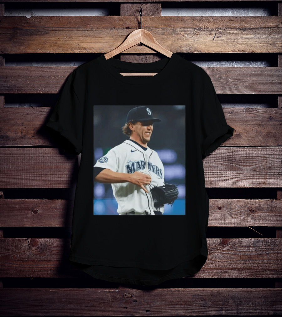 Mariners Baseball Nike Athlete Action Scene MLB T-Shirt