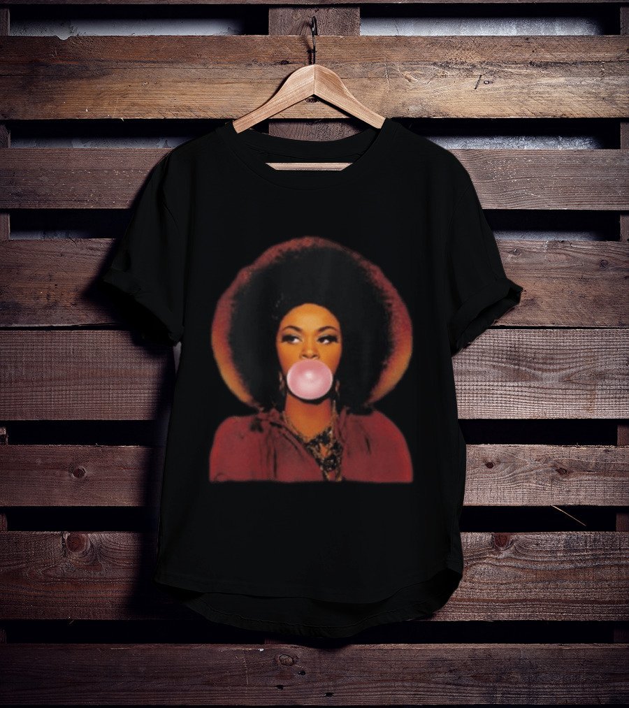 Miss Jill Scott Bubblegum Afro Silhouette Trend T-Shirt