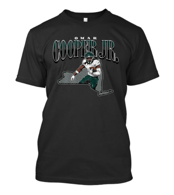 Omar Cooper Jr Football Star New York State Dynamic Action T-Shirt