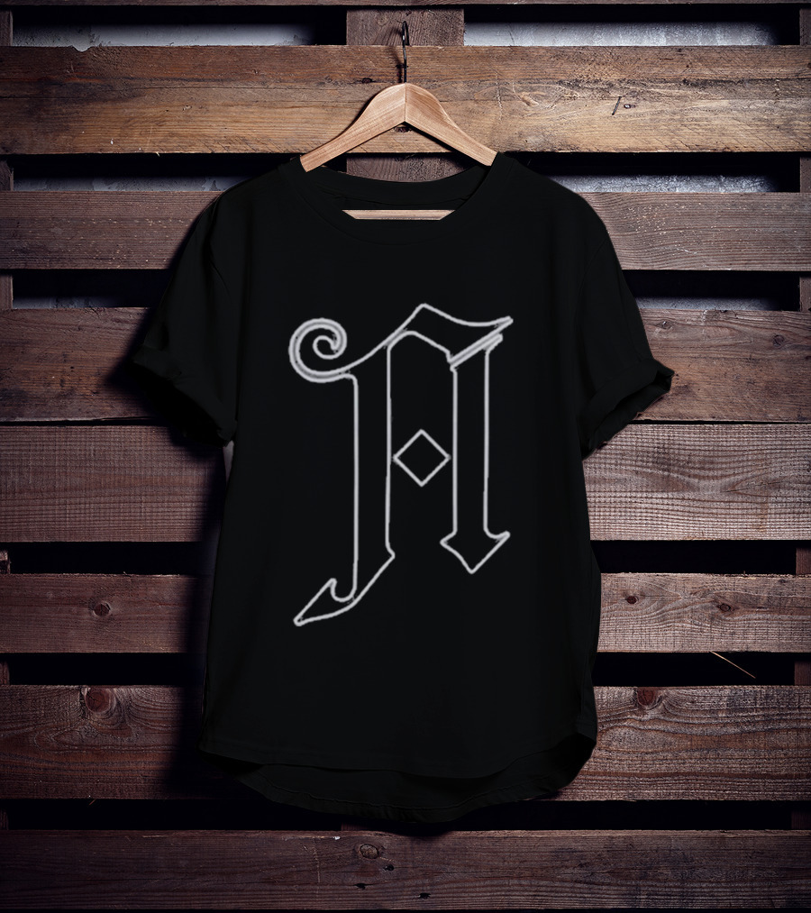 Architects Diamonte Gothic Initial A T-Shirt