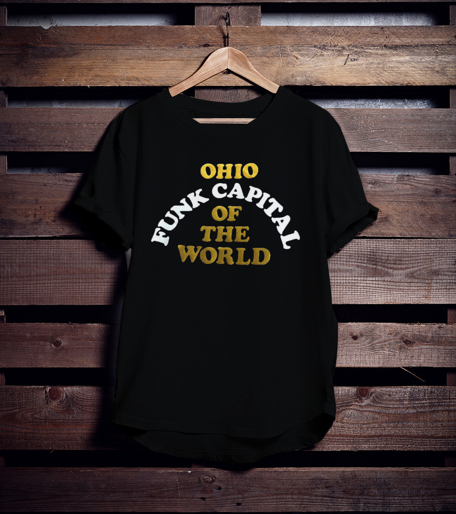 Ohio Funk Capital Of The World Vintage Style Retro Music T-Shirt