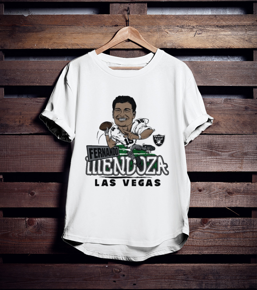 Las Vegas Raiders Fernando Mendoza Football Player T-Shirt