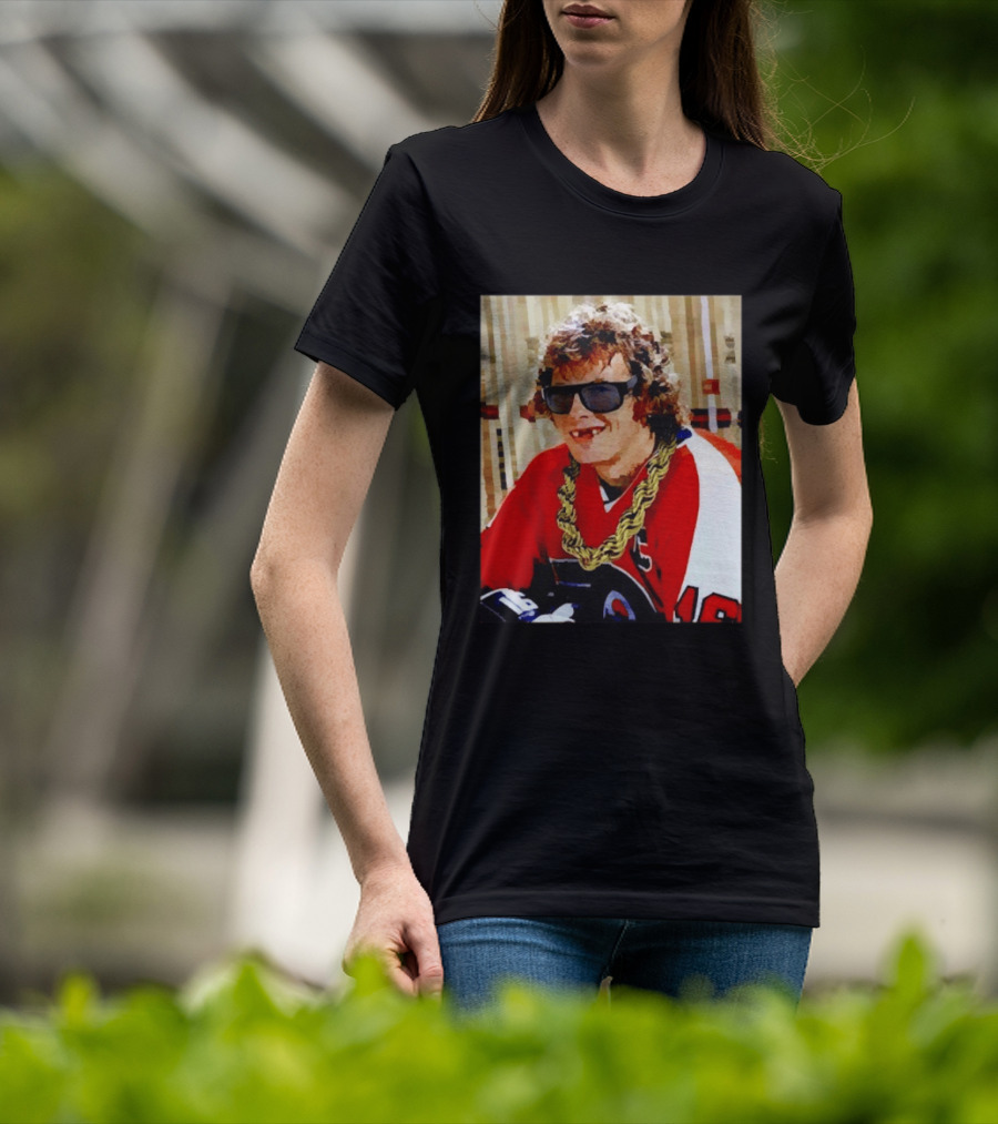 Philadelphia Flyers Bobby Clarke Retro Style Smile Iconic 1970s Nostalgia T-Shirt