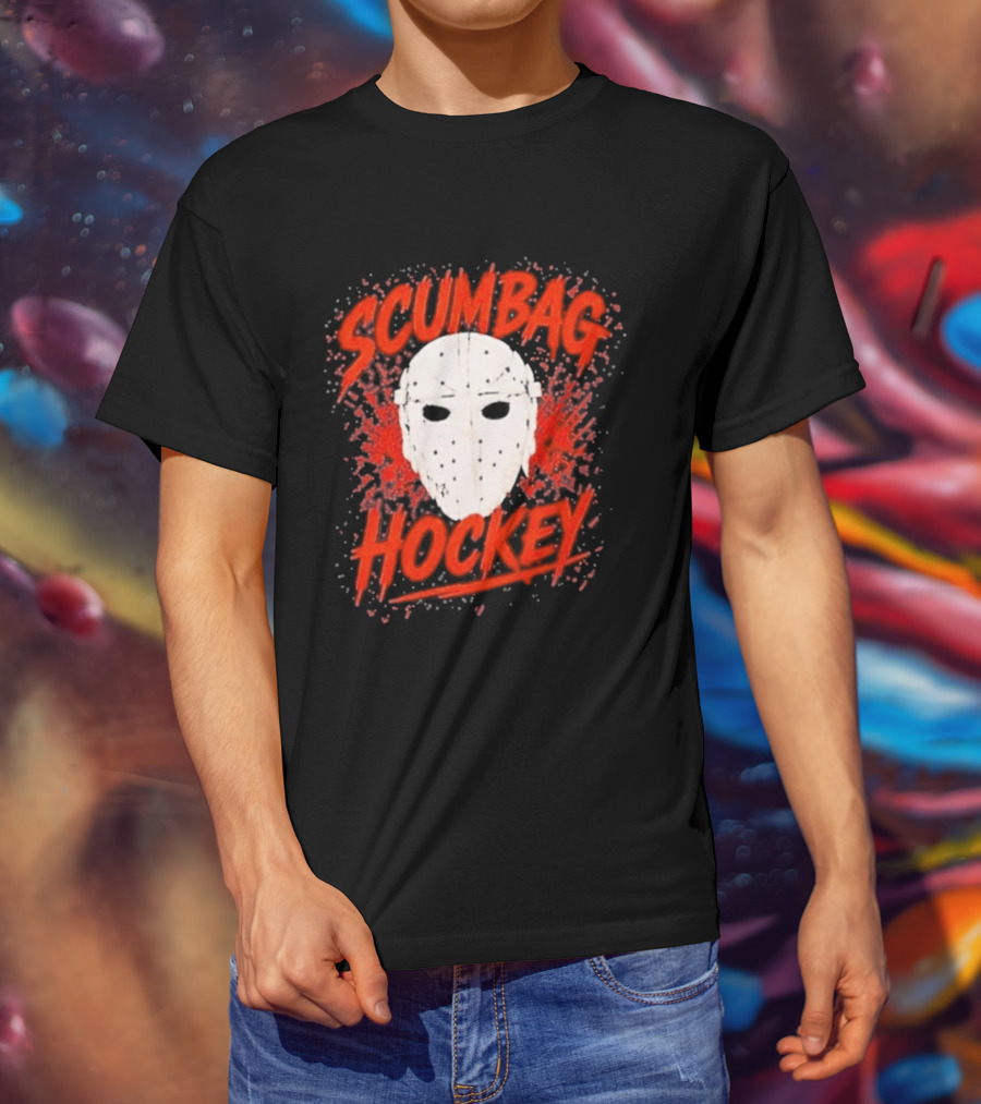 Philadelphia Scumbag Hockey Jason Voorhees Mask T-Shirt