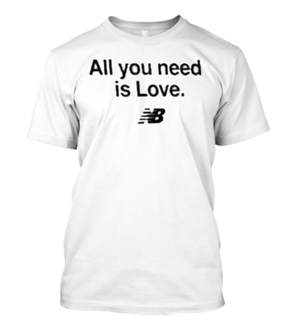 Notre Dame Fighting Irish All You Need Is Love New Balance T-Shirt