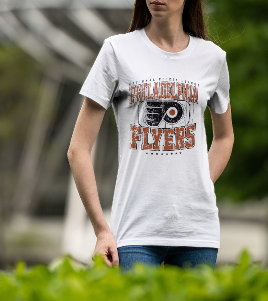 National Hockey League Philadelphia Flyers Distressed Rink T-Shirt