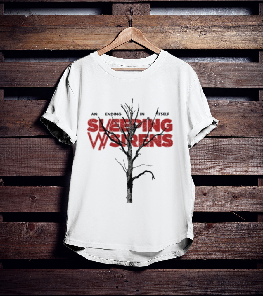 An Ending In Noise Sleeping Visions Sirens Dead Tree T-Shirt