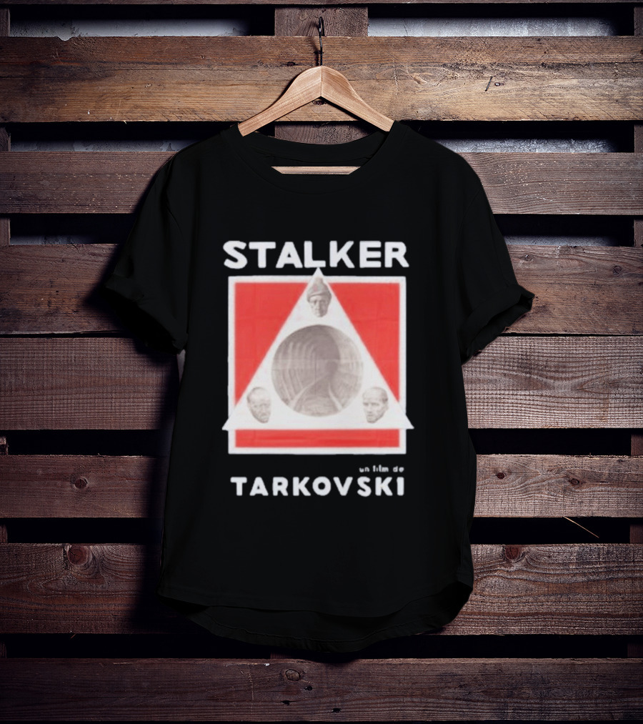 Stalker Film Tarkovski Triangular Faces T-Shirt