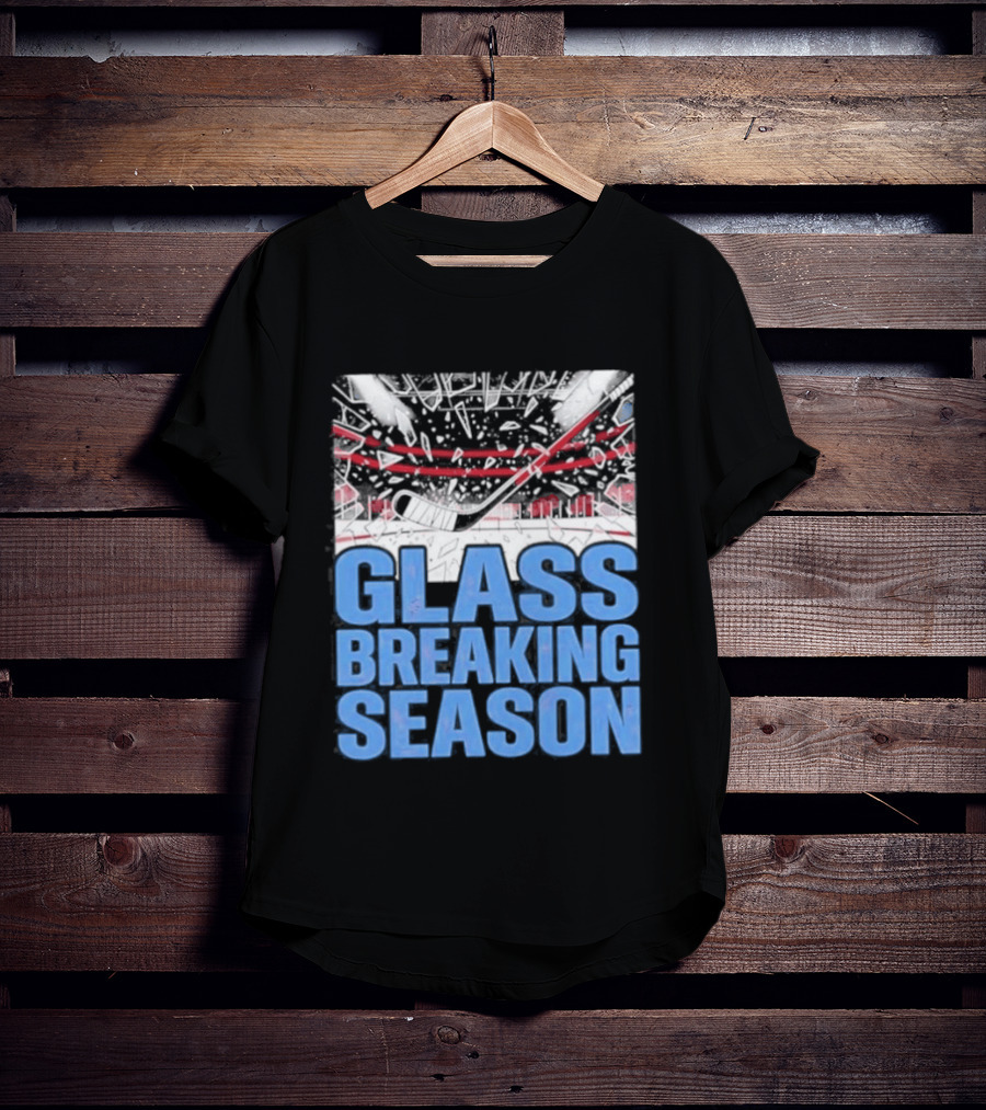 Colorado Avalanche Glass Breaking Season T-Shirt