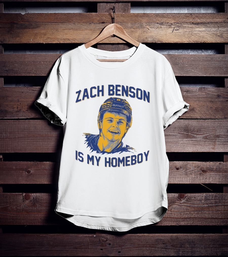 Zach Benson Is My Homeboy Buffalo Hockey Fan T-Shirt