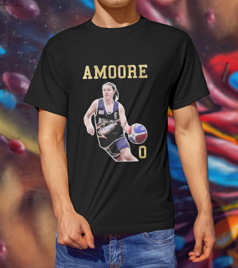 Amoore Bulls Basketball Player Jersey Number 0 T-Shirt