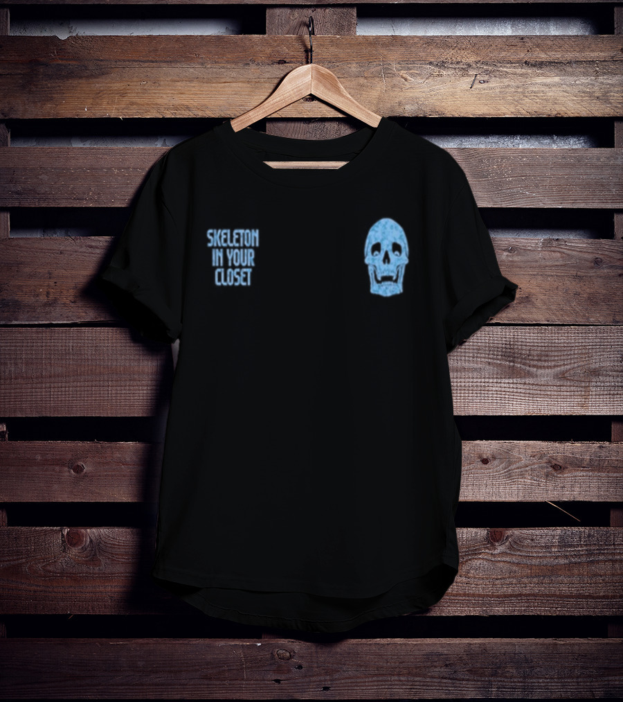 Skeleton In Your Closet Llof Blue Skull T-Shirt