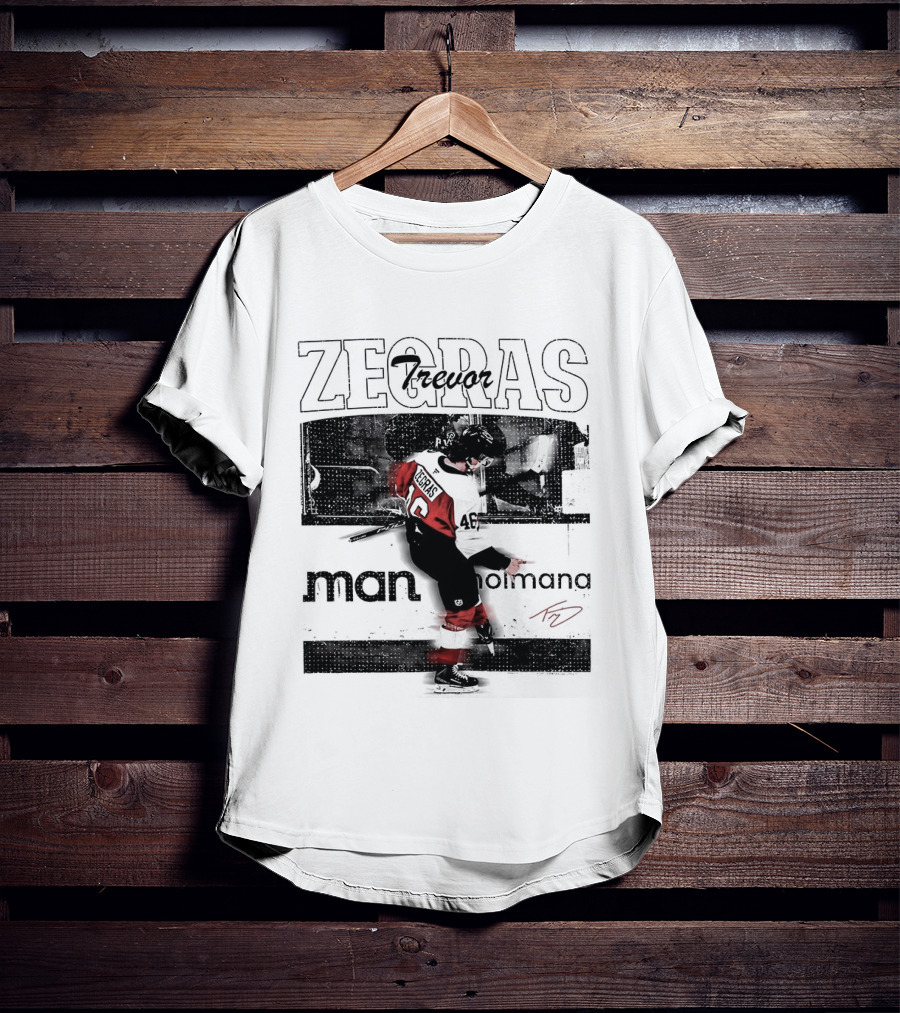 Zegras Trevor Holmana Philadelphia Flyers Hockey T-Shirt