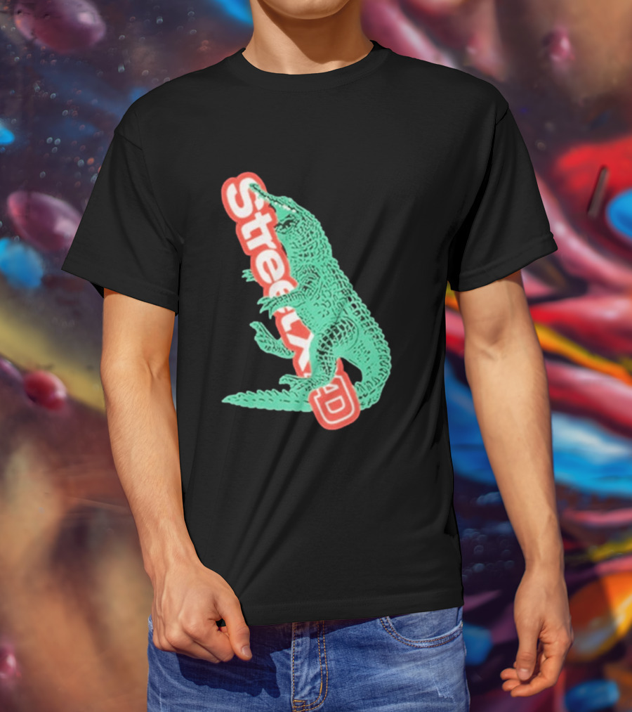 StreetxAD Basilik Gator Vintage Crocodile T-Shirt