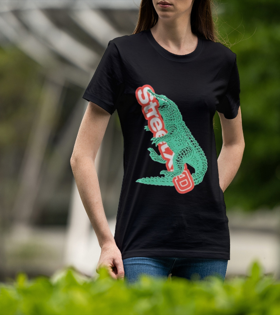 StreetxAD Basilik Gator Vintage Crocodile T-Shirt