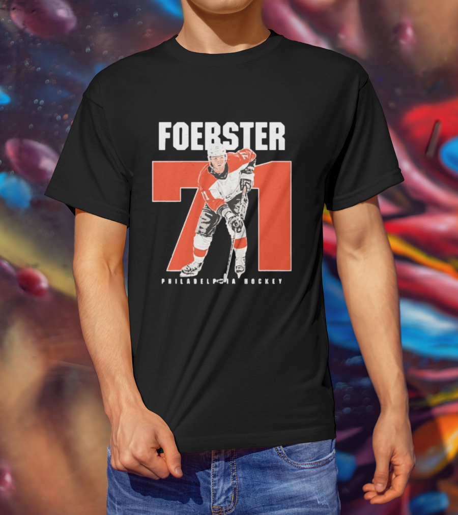 Tyson Foerster 71 Philadelphia Hockey Flyers T-Shirt