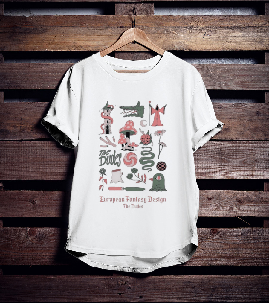 Astrofat Fantasy The Dudes European Imagery Collection T-Shirt