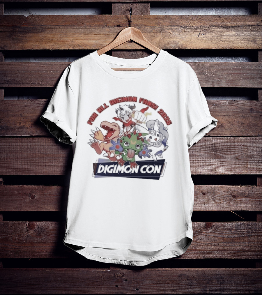 Digimon Con 2026 For All Digimon Fans T-Shirt