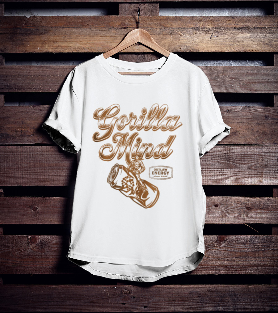 Gorilla Mind Outlaw Energy Since 2017 Can T-Shirt