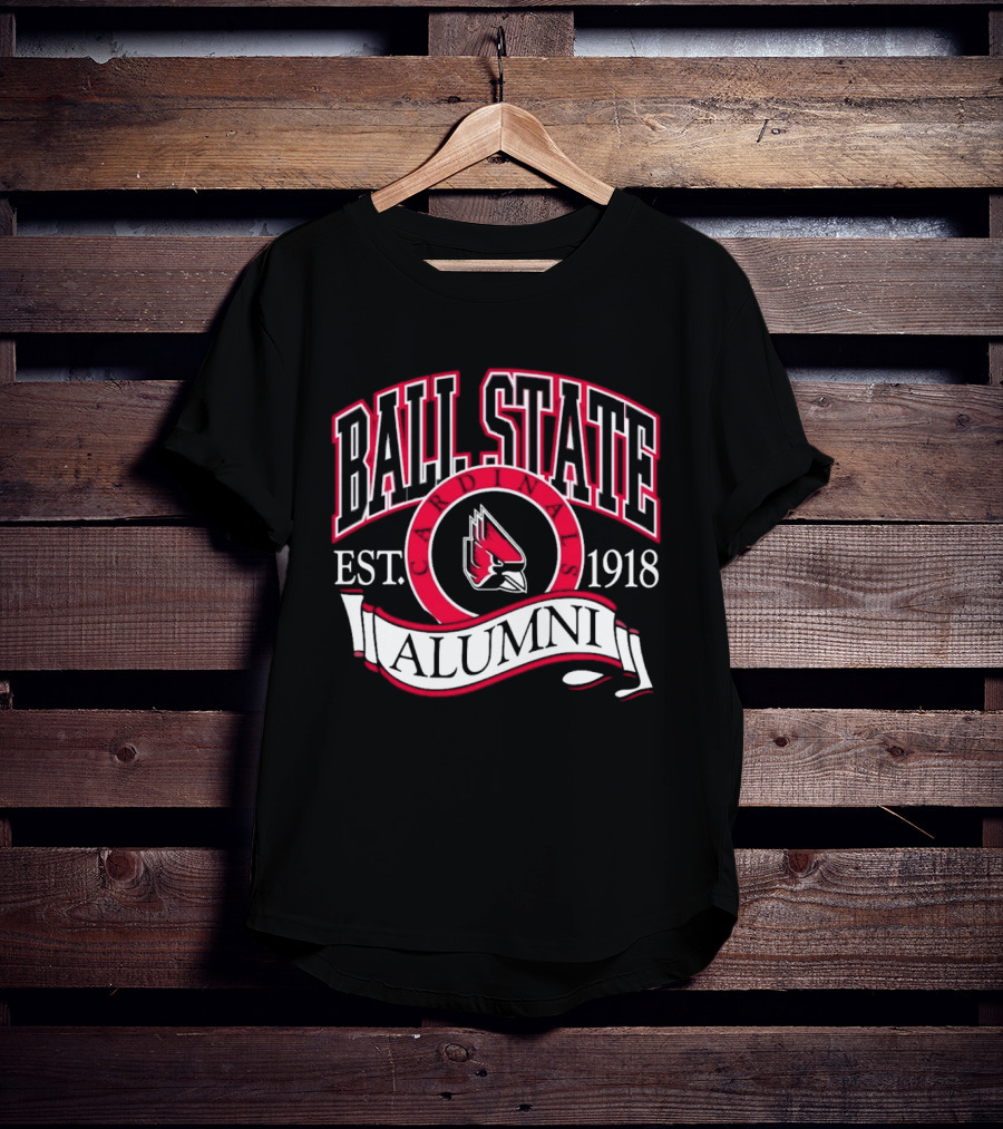 Ball State University Alumni Est. 1918 Cardinal T-Shirt