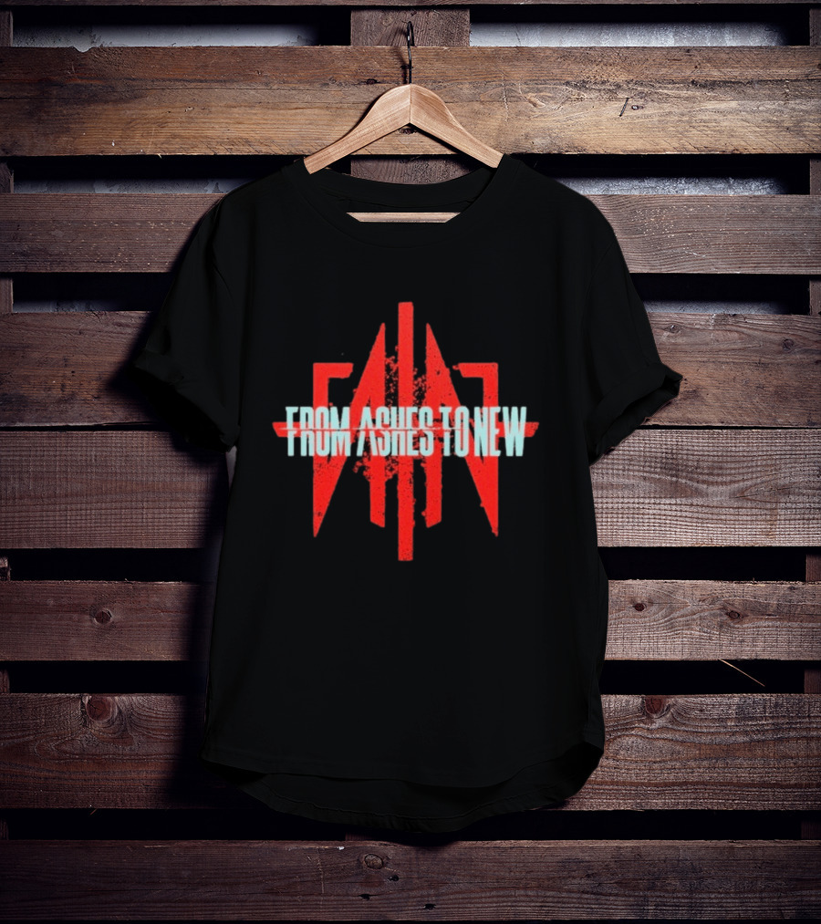From Ashes To New FAN Symbol Red And White T-Shirt
