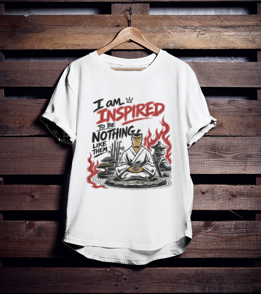 I Am Inspired To Be Nothing Like Them Third Eye Kingdom Be Different T-Shirt