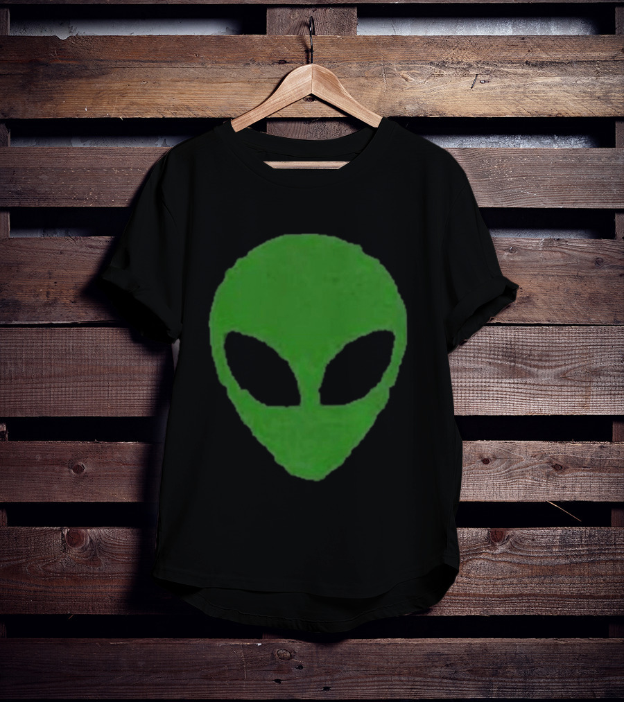Margo Millet Alien Green Face Money Troubles T-Shirt