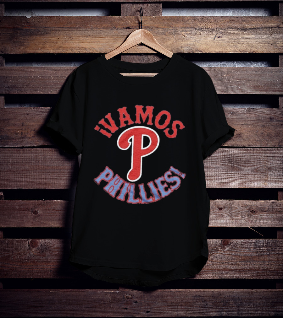 Philadelphia Phillies MLB Vamos Phillies Enthusiastic Team Spirit T-Shirt