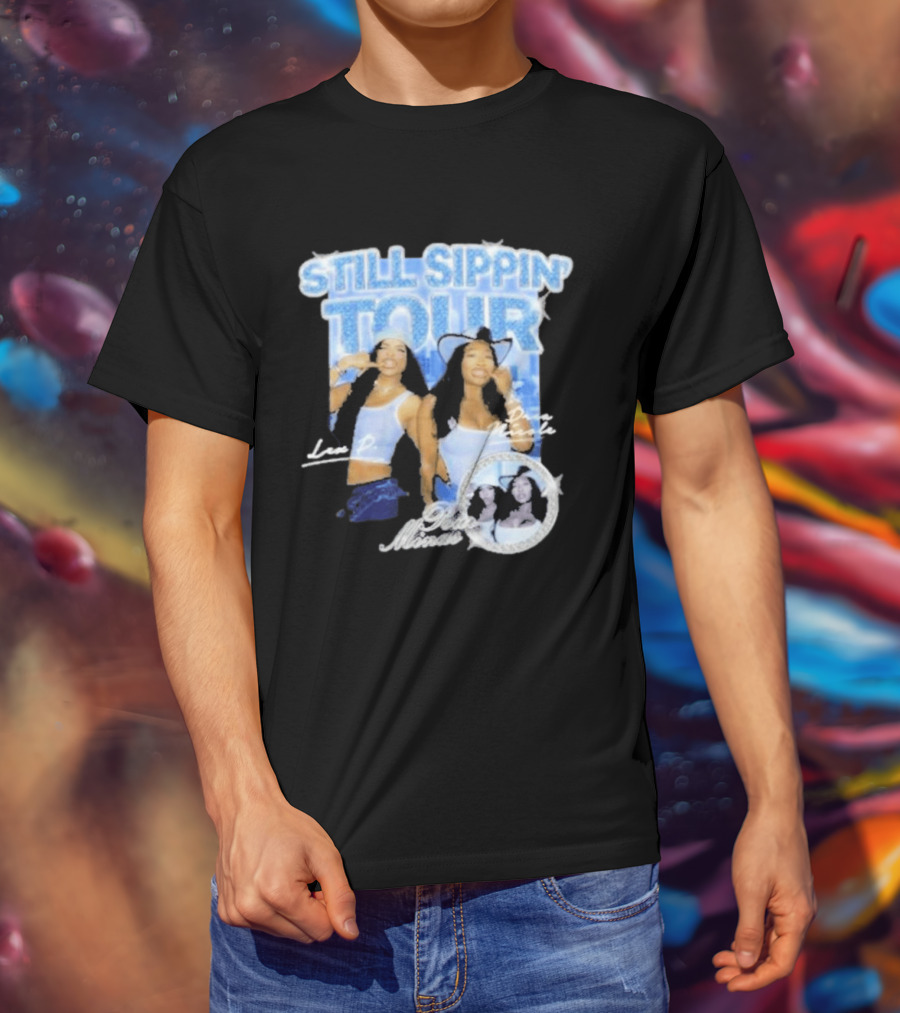 Pour Minds Still Sippin Tour Lex P Drea Nicole T-Shirt