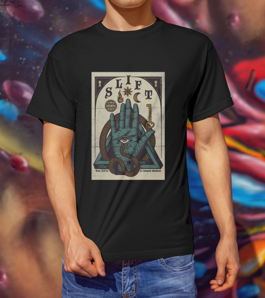 Slift Year XXVI A Colossal Weekend Key T-Shirt