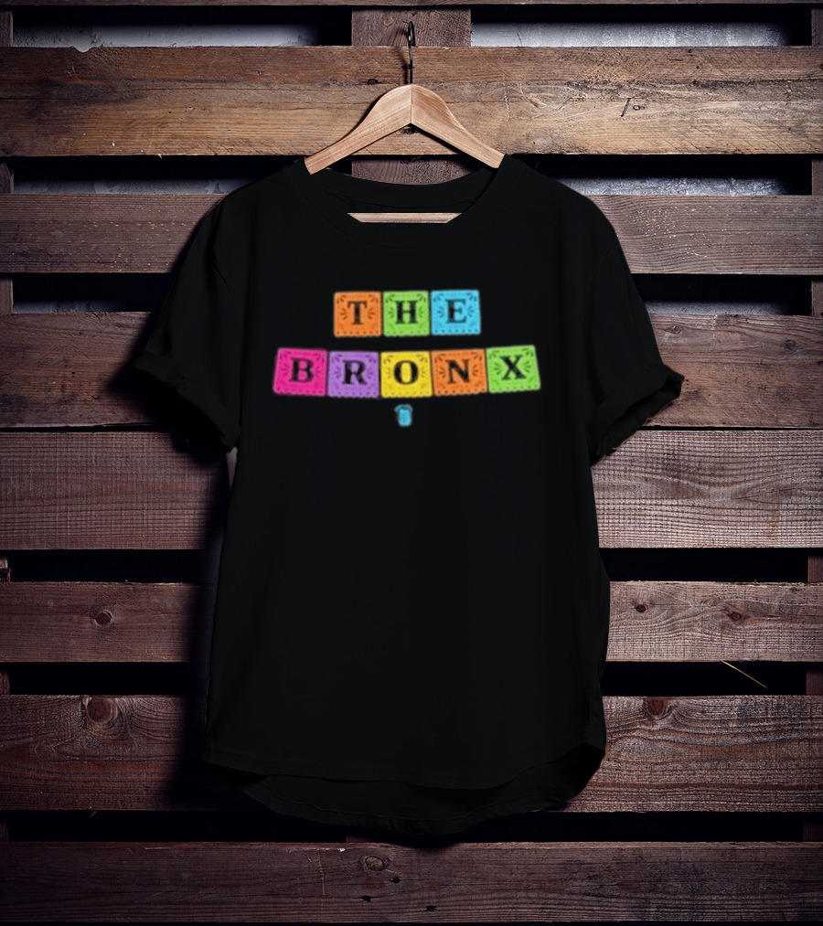 The Bronx Cinco De Mayo Exclusive Enzyme Colorful Block Letters T-Shirt