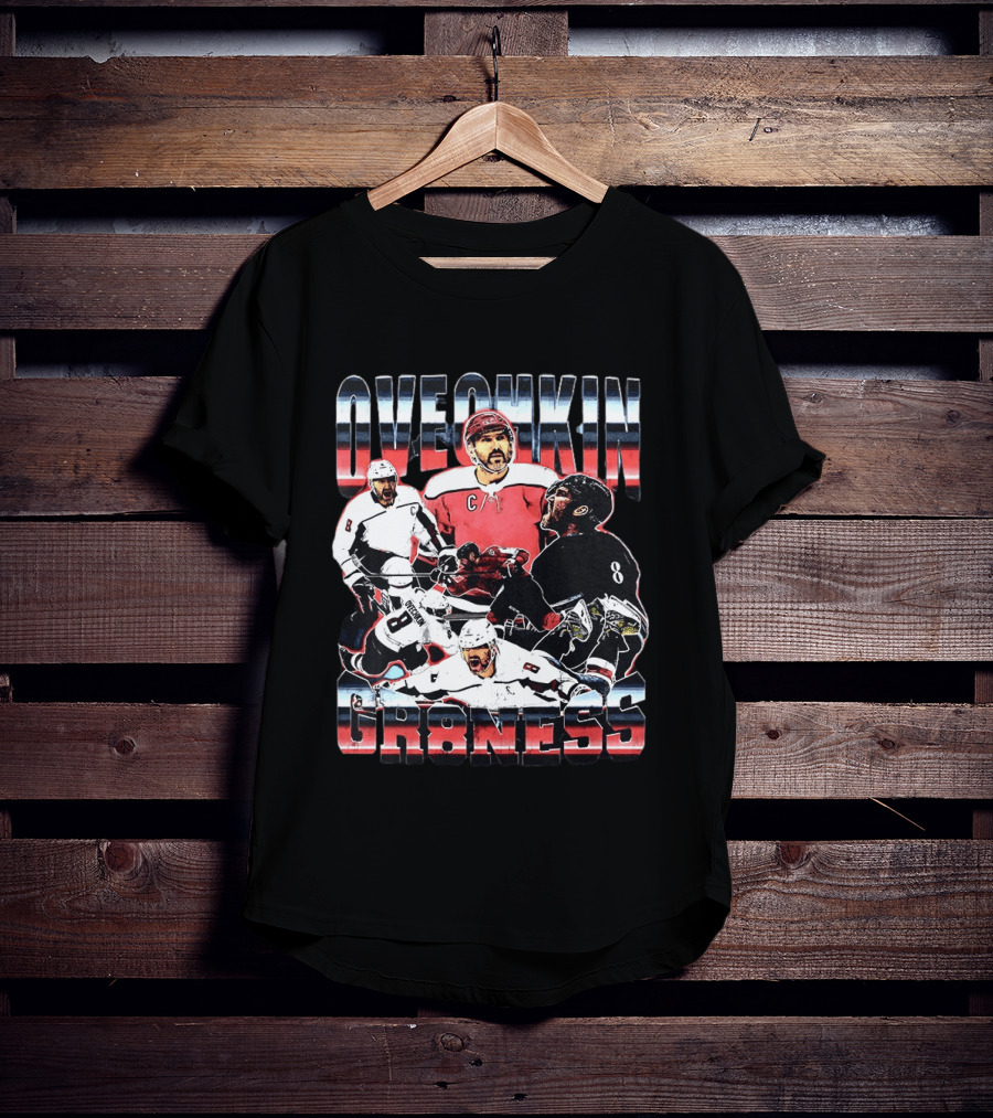 Ovechkin Greatness Washington Capitals Hockey C Captain Number 8 T-Shirt