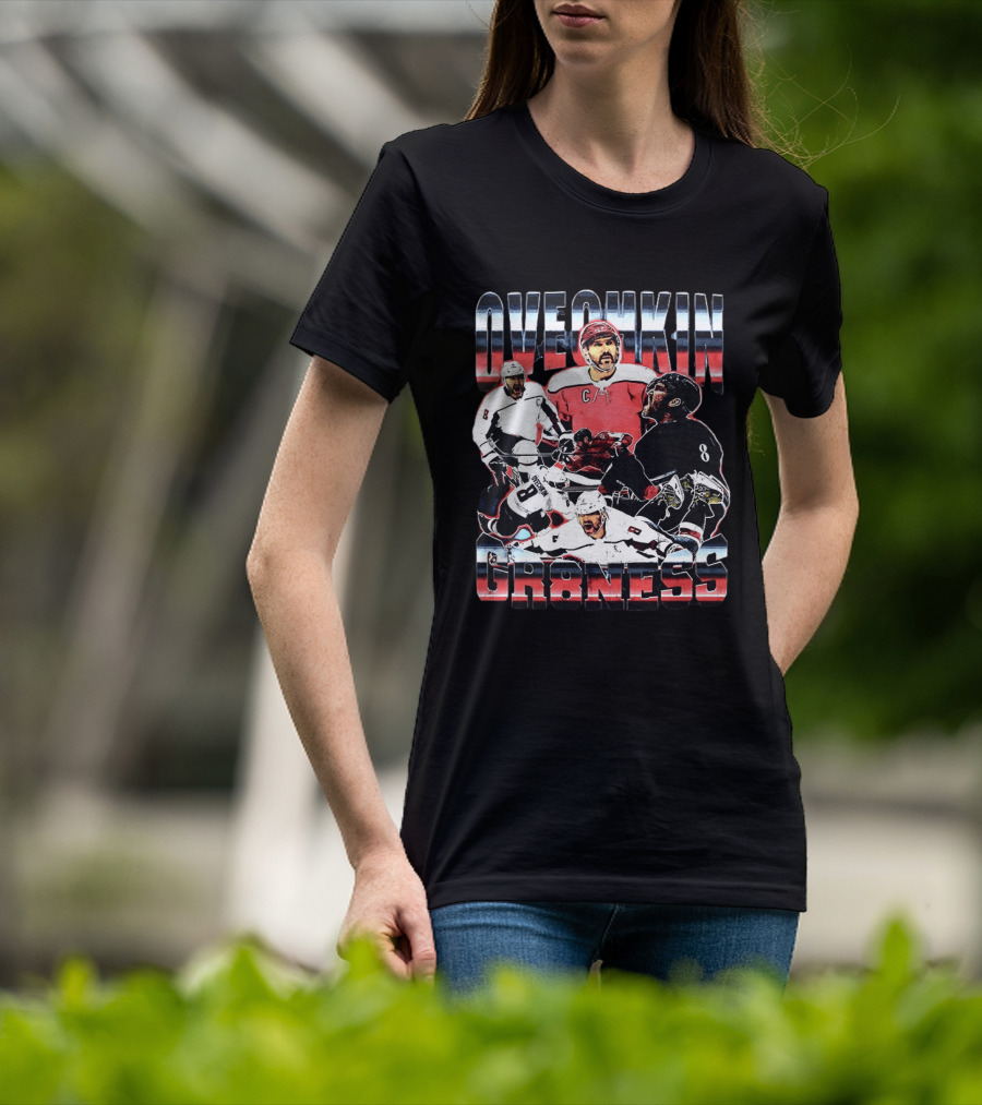 Ovechkin Greatness Washington Capitals Hockey C Captain Number 8 T-Shirt