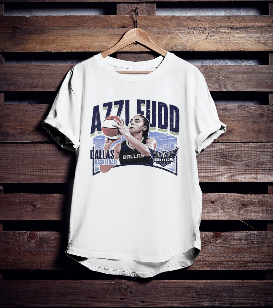 Azzi Fudd Dallas Wings Basketball WNBA T-Shirt