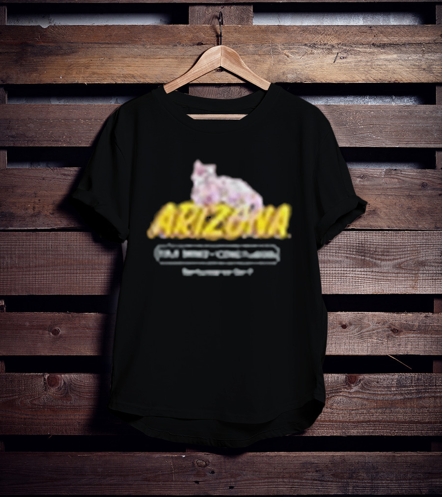 Arizona Black Cherry Blossom Bodega Cat T-Shirt