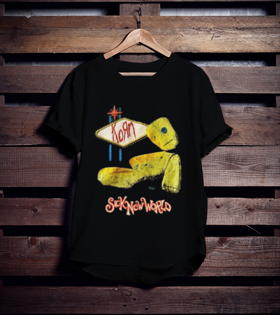 Korn Sick New World 2026 Las Vegas Voodoo Doll April 25 Event T-Shirt