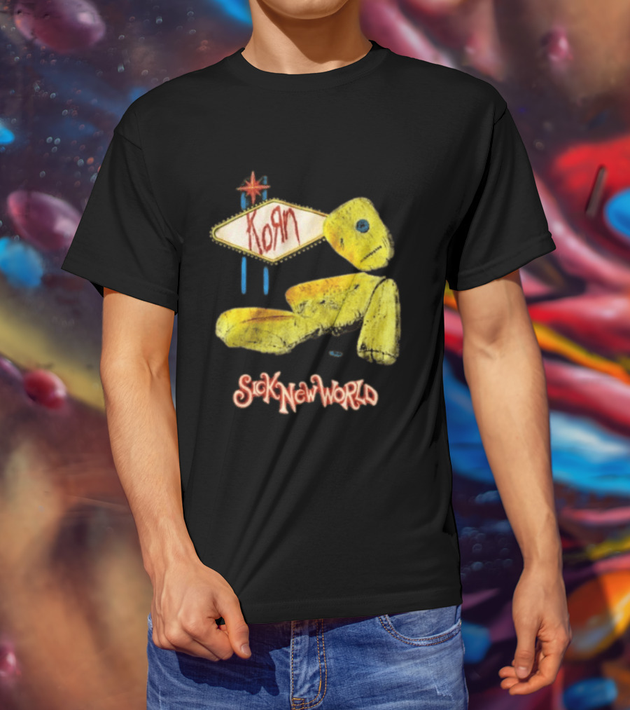Korn Sick New World 2026 Las Vegas Voodoo Doll April 25 Event T-Shirt