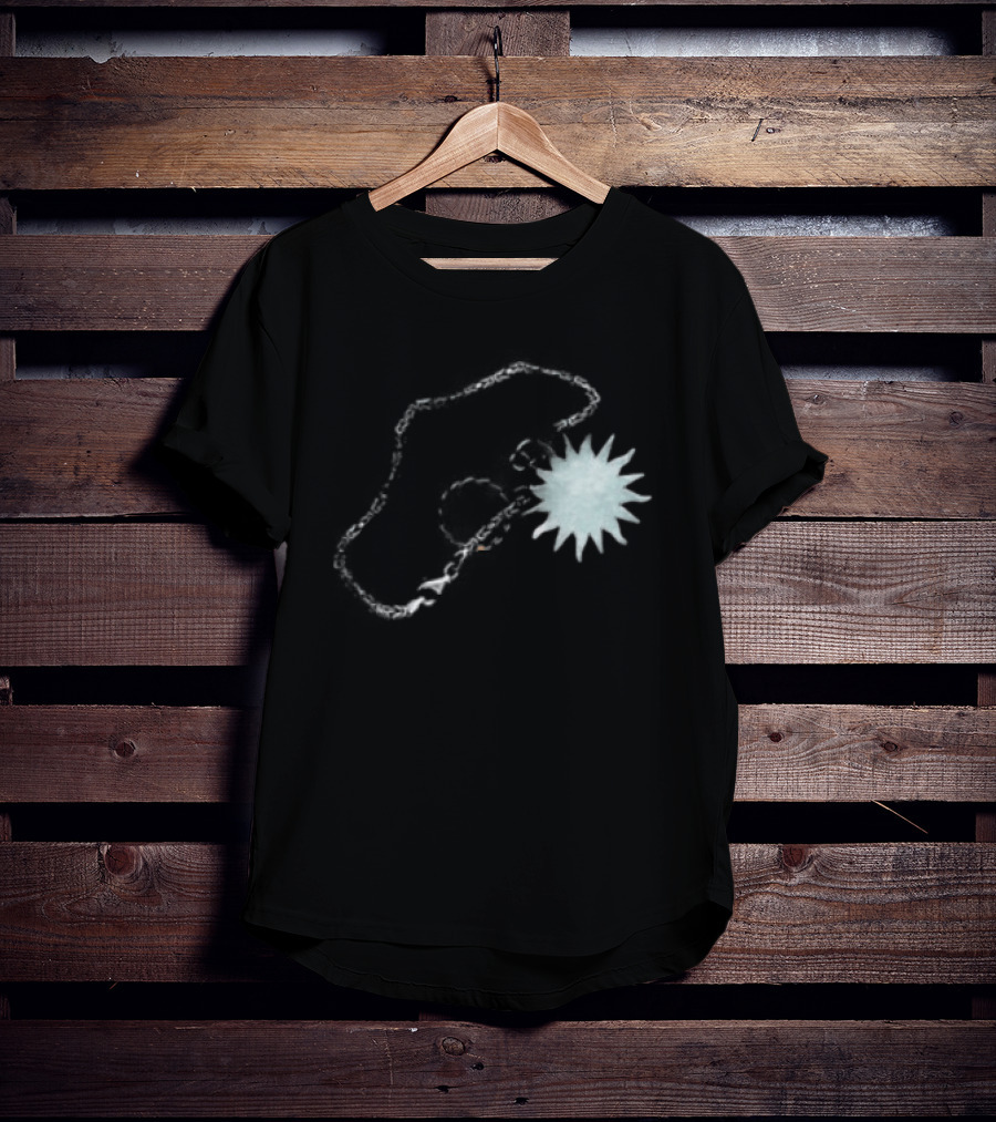 Loathe Necklace Smoke Spiral And Starburst T-Shirt