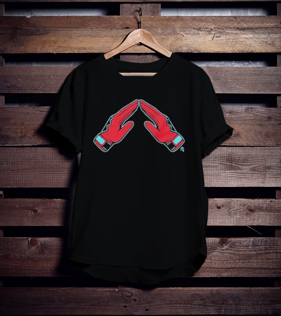 Arizona Diamondbacks Red Glove Gesture T-Shirt