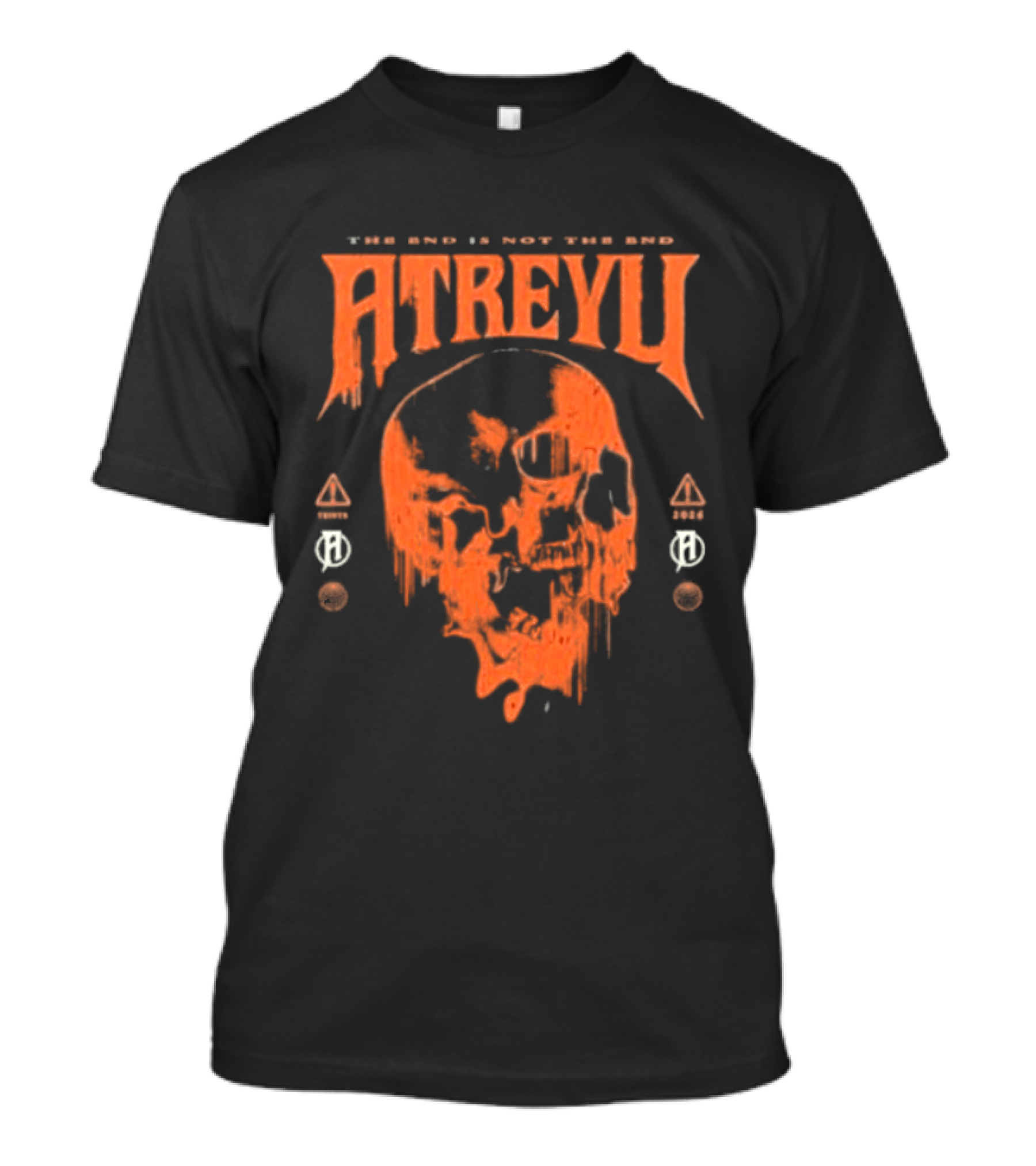 Atreyu Melting Skull The End Is Not The End T-Shirt
